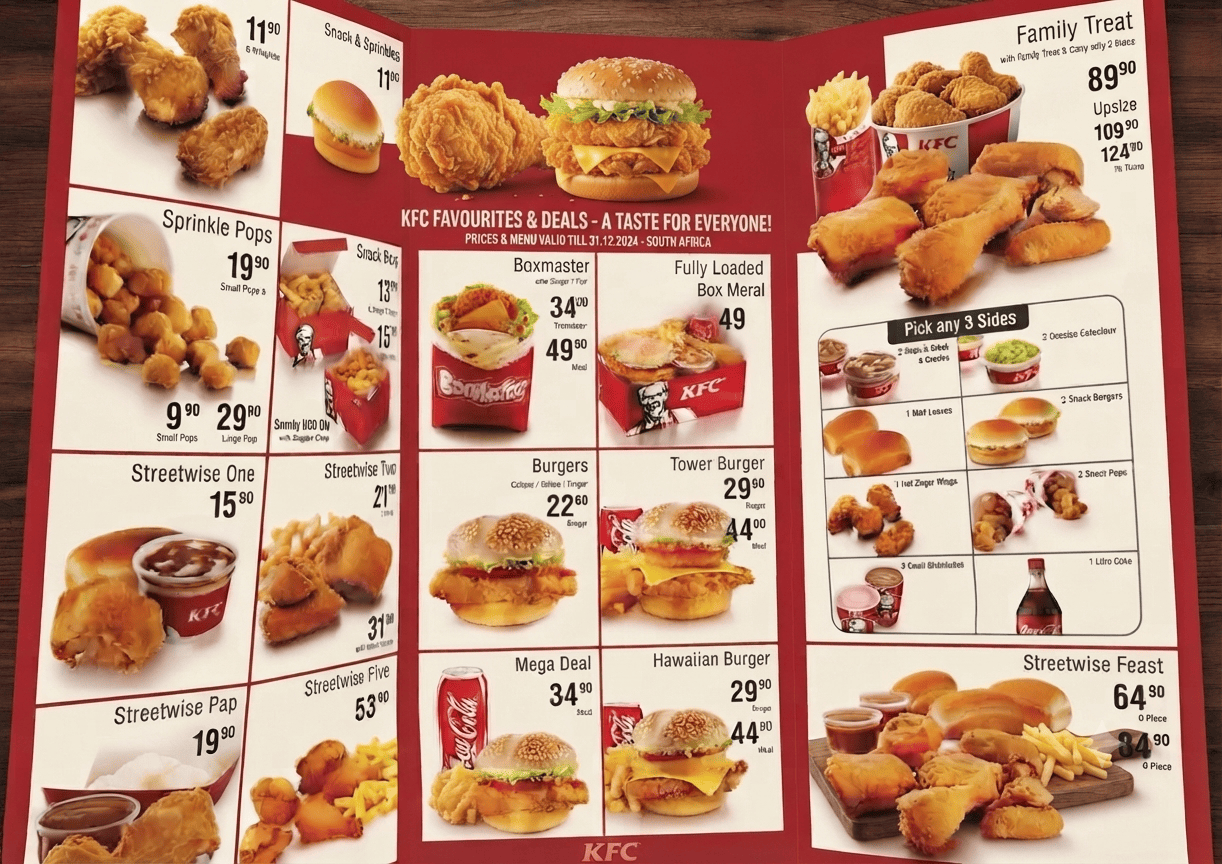 latest kfc prices 2026